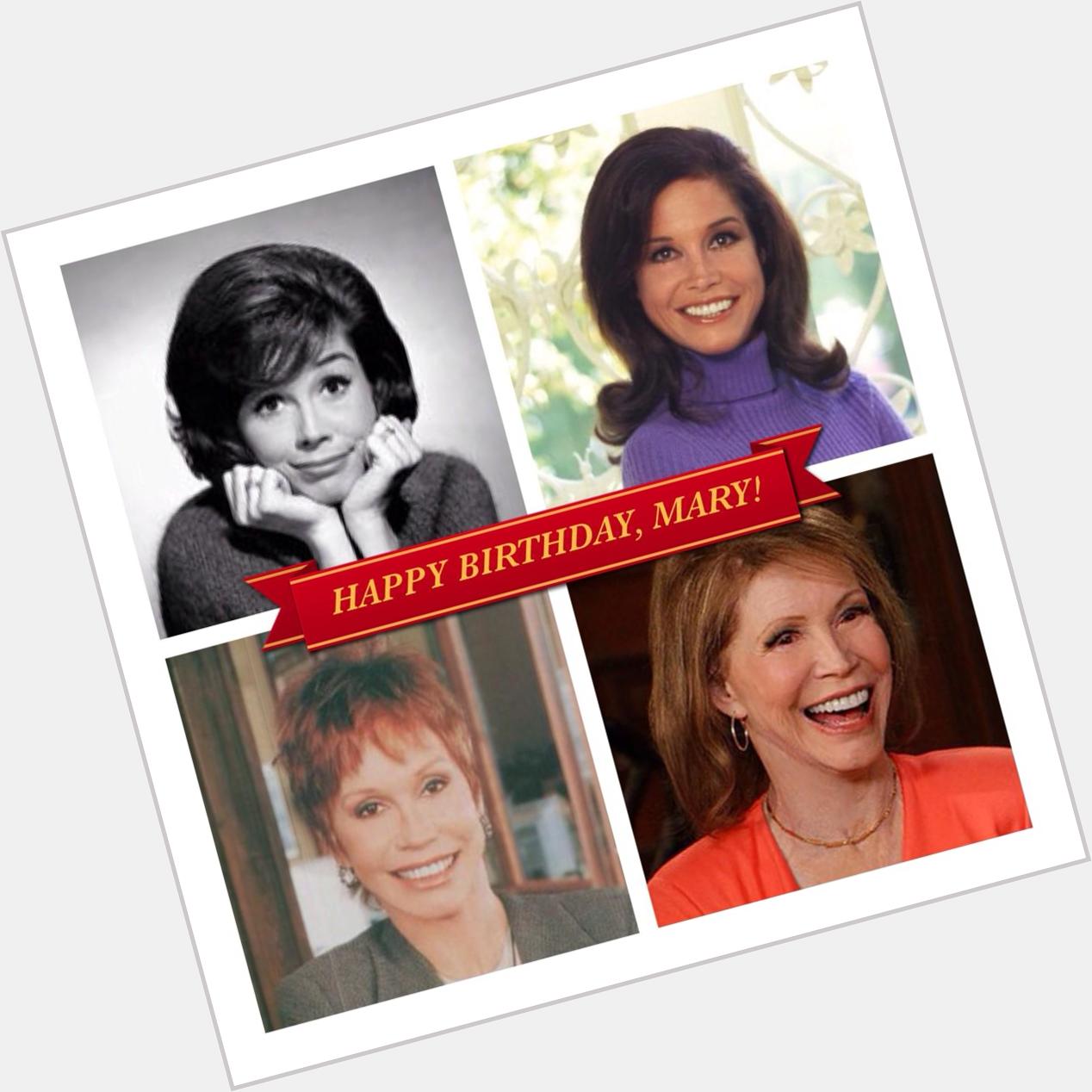 Happy Birthday to the one and only, Mary Tyler Moore!   