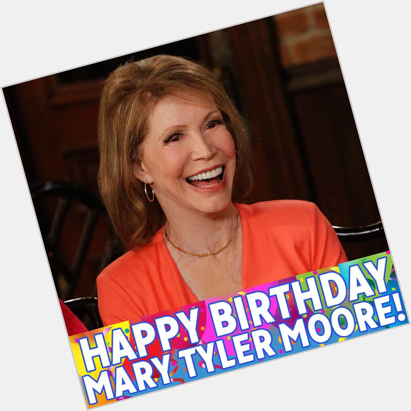 Mary Tyler Moore is turning 79 today. Happy Birthday! 