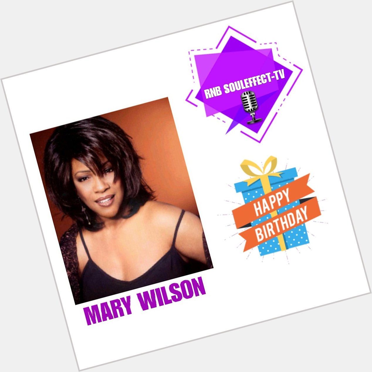Happy birthday to music icon Mary Wilson     