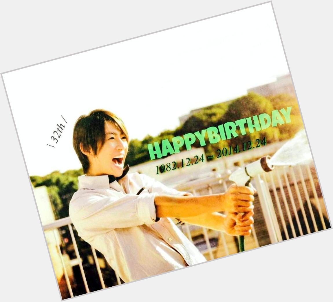 Today is Masaki Aiba (*   )
32th  Happy Birthday 