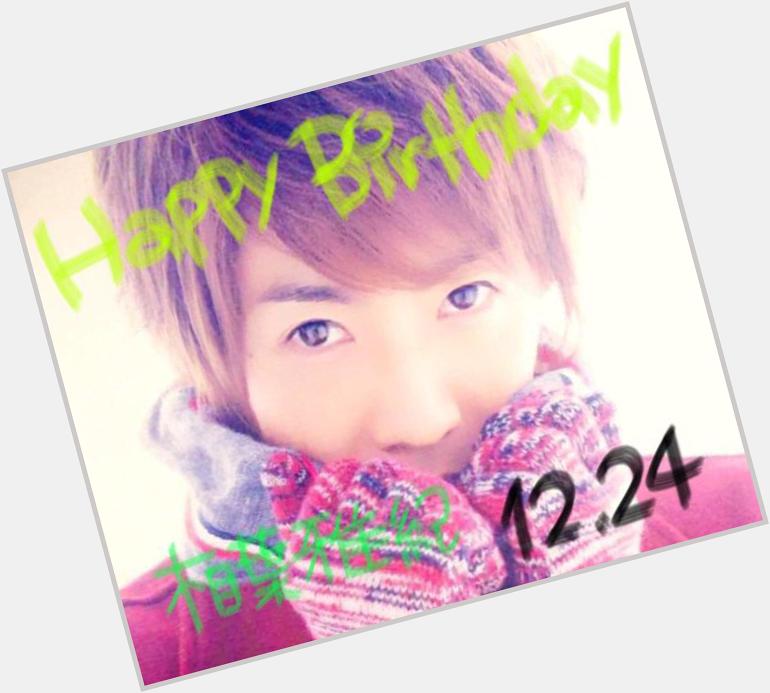 Masaki Aiba happy birthday!   12.24 And Merry Christmas! 