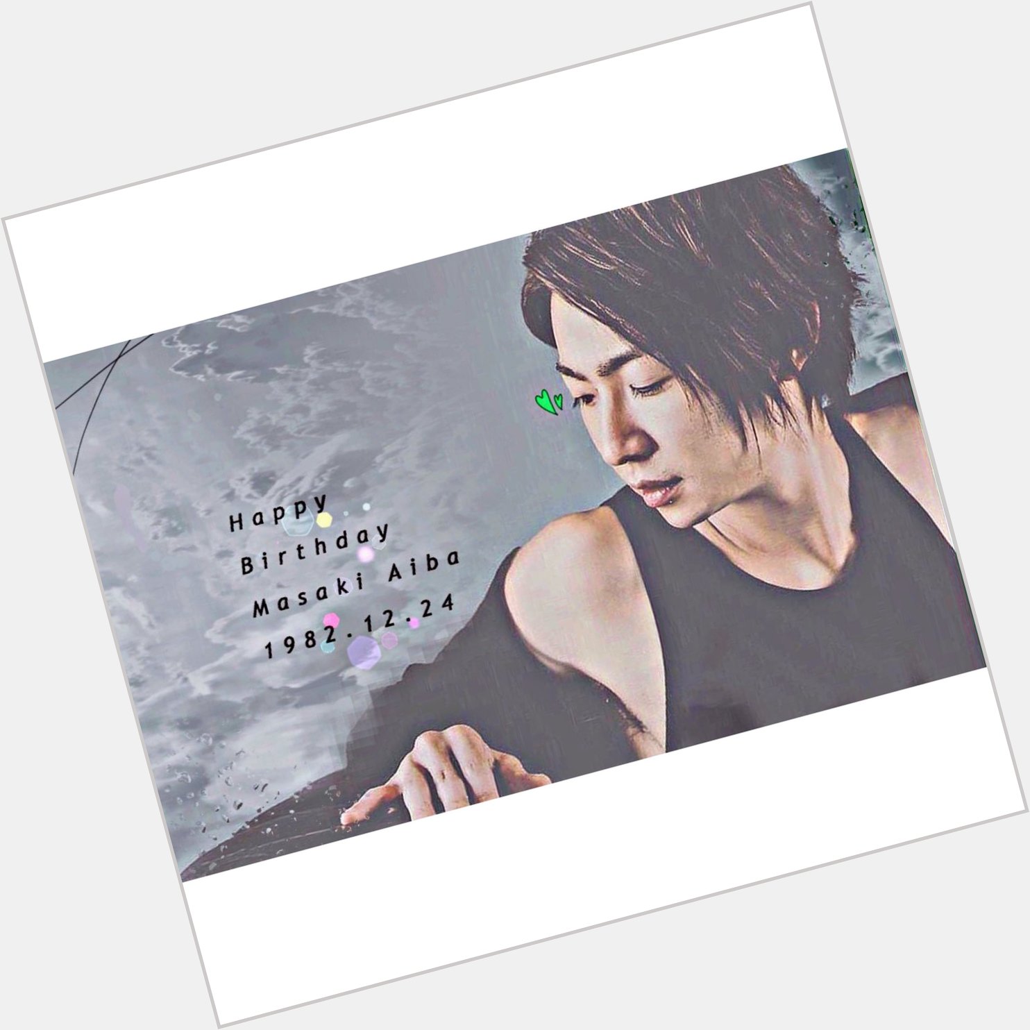.
.
. Happy Birthday  Masaki Aiba .
.
. 
