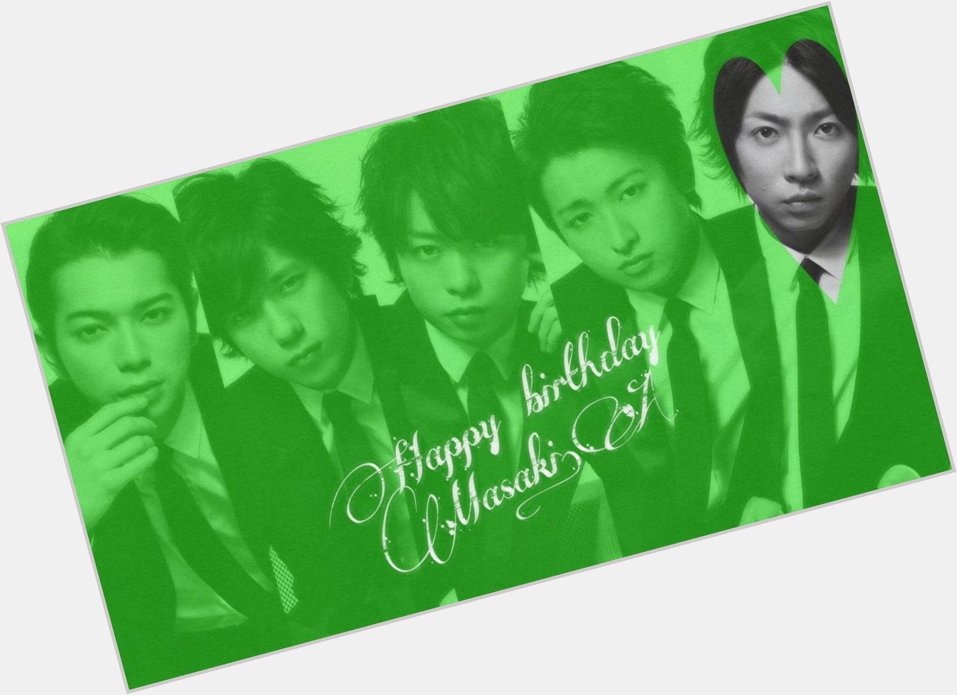 Happy birthday Masaki.Aiba                       