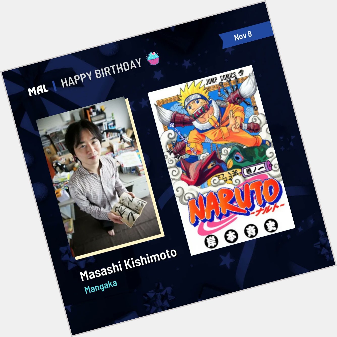 Happy birthday to Masashi Kishimoto! Full profile:  