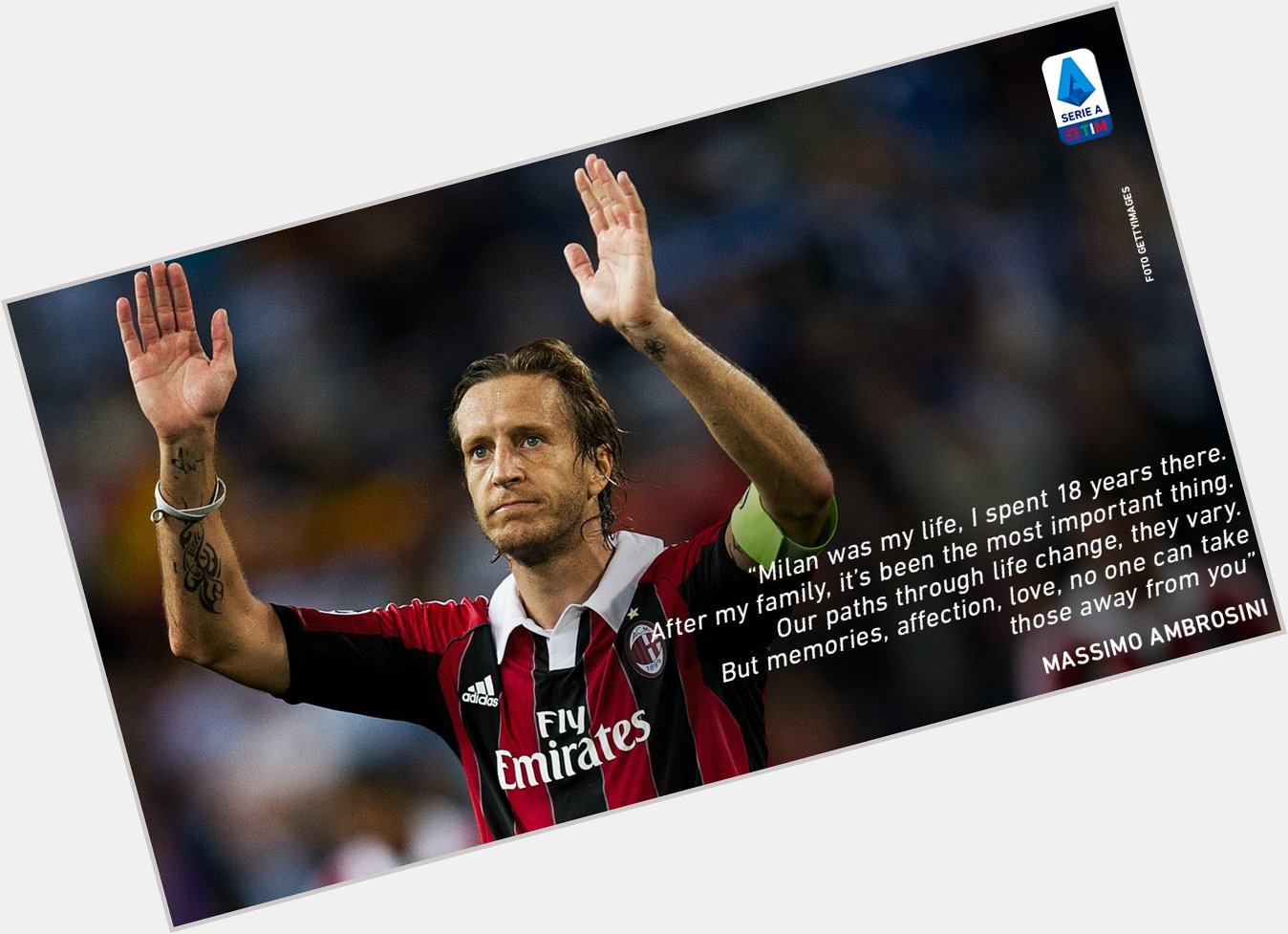 A captain, a fighter who was always ready for his team. Happy birthday Massimo Ambrosini!  