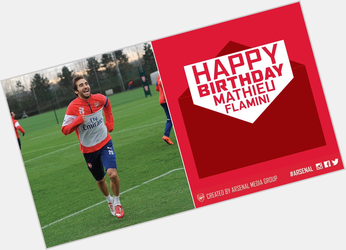 Morning and happy birthday to Mathieu Flamini! Read a classic interview with the Frenchman:  
