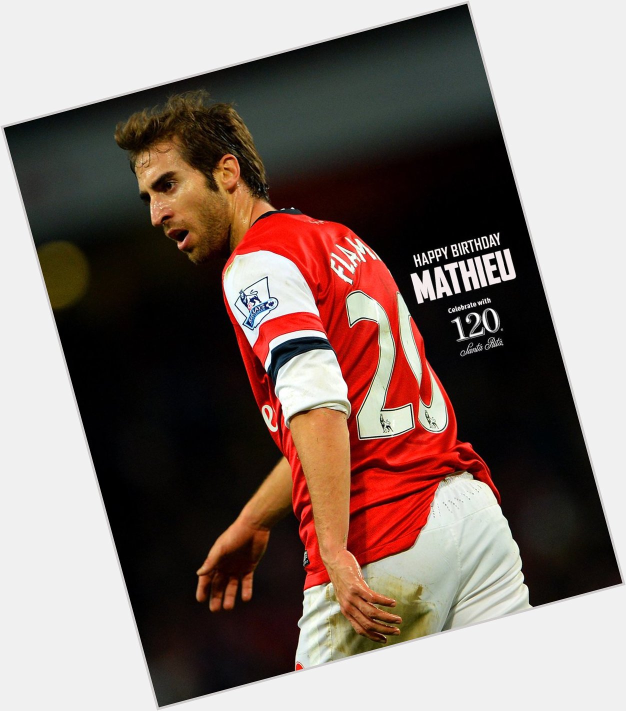  We\re also wishing a very happy birthday to Mathieu Flamini!  . 