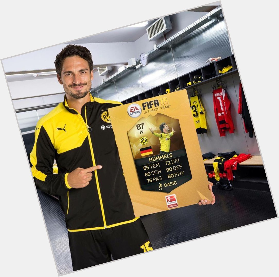 Happy Bday to one of the best defenders in the world. MATS HUMMELS   