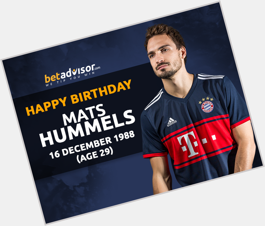 Happy Birthday to Mats Hummels   