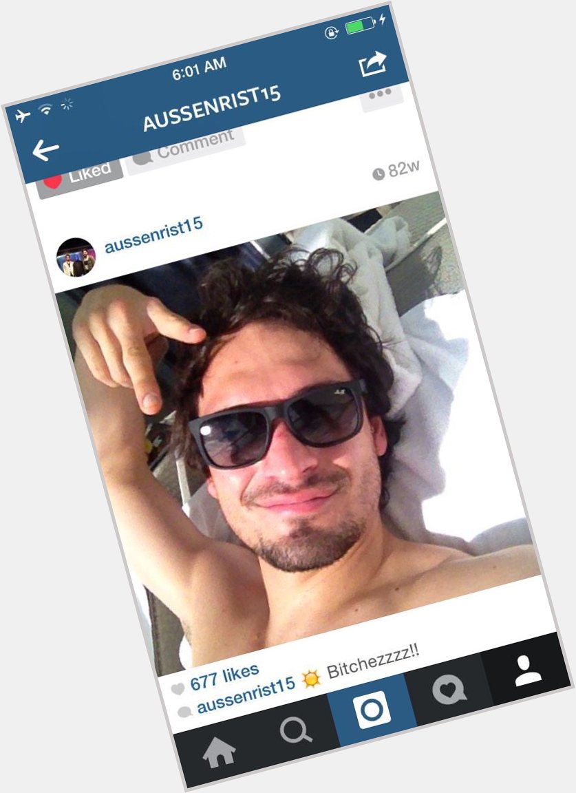 Happy birthday mats hummels. throwback to when he made his instagram public and i found this gem 