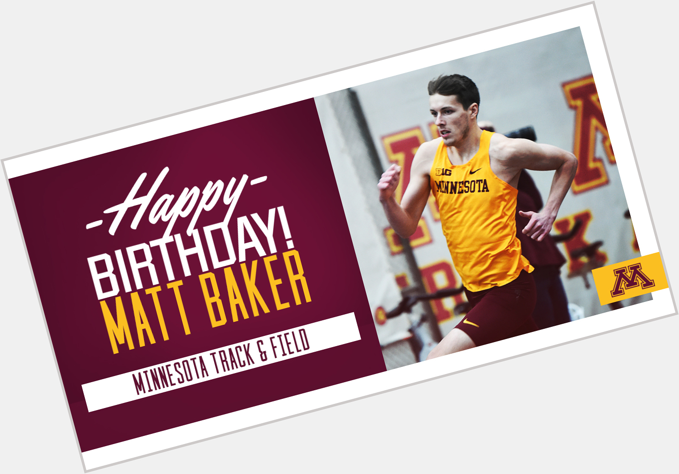 Happy Birthday, Matt Baker! Hope you have a GOLDEN day! 