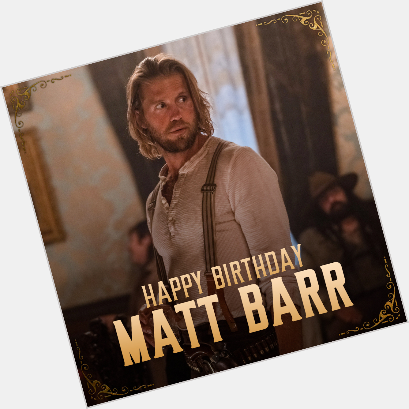 Cheers Happy birthday, Matt Barr  