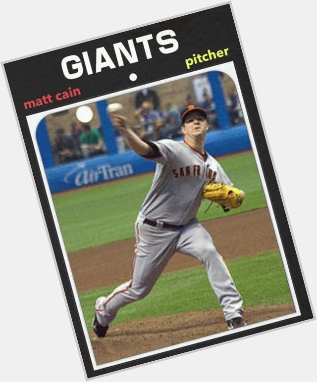 Happy 30th birthday to Matt Cain. His shoulder now has over 1800 innings & I hope he gets it back together. 