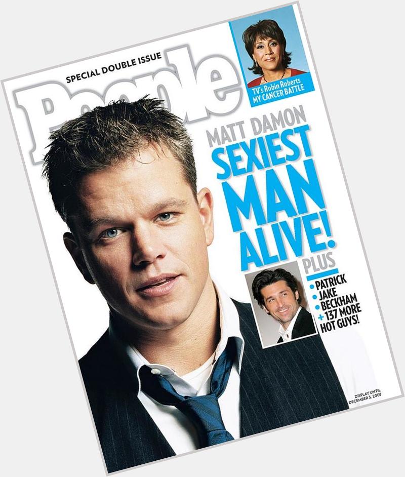 Happy birthday, Matt Damon! 