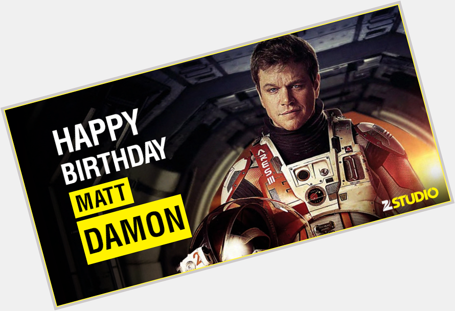 Here\s wishing our Martian, Matt Damon, a very Happy Birthday!
Which is your favourite movie featuring him? 