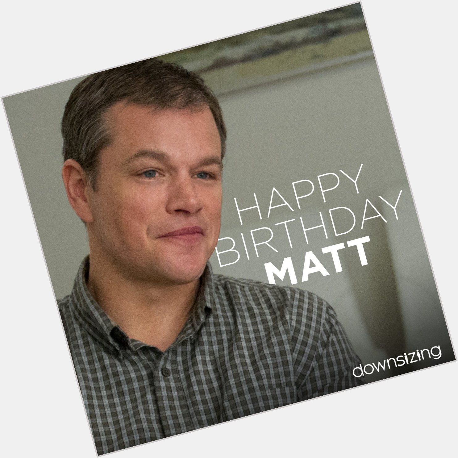It s time for a BIG cake! Happy Birthday Matt Damon! 
