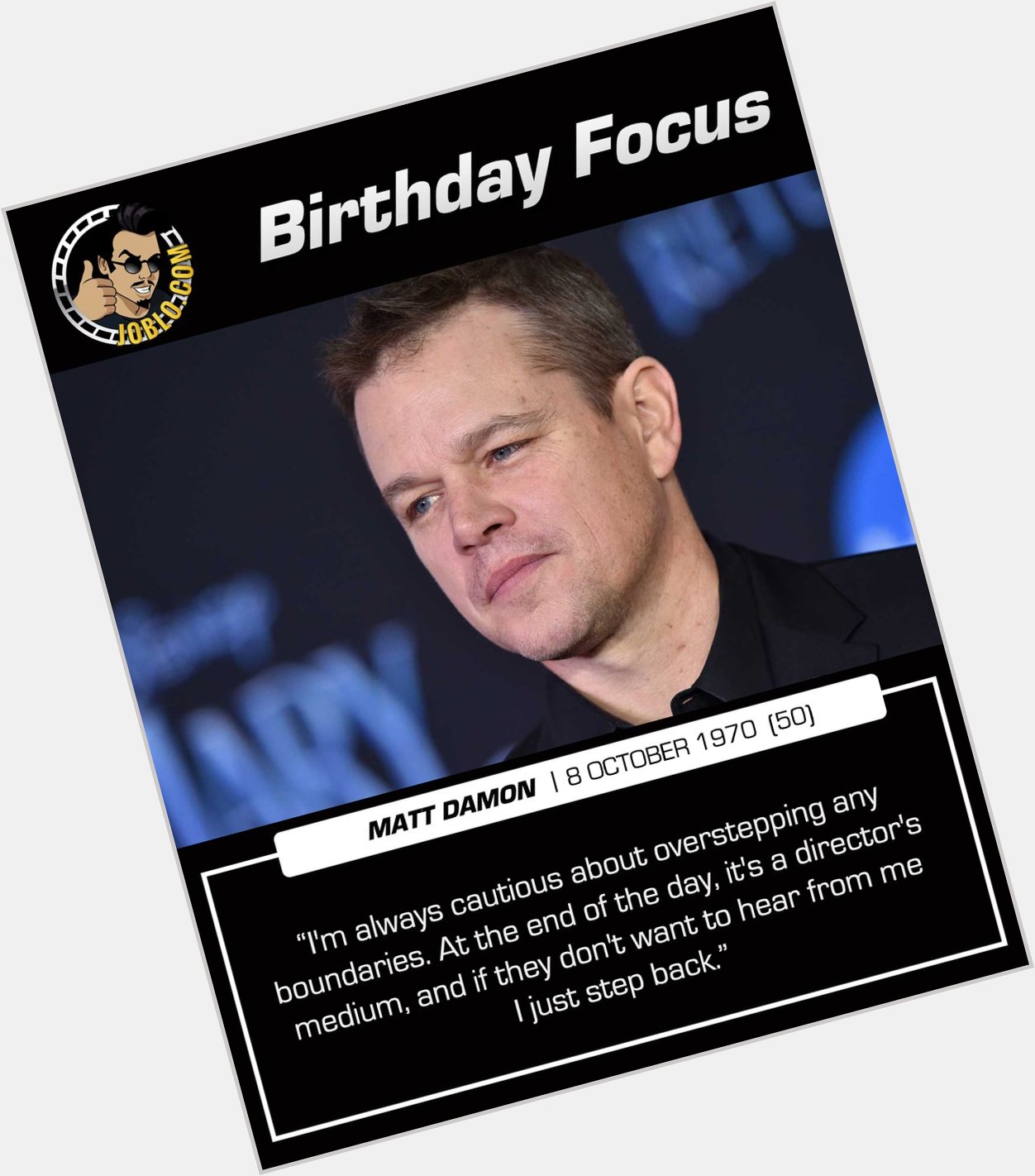 Wishing a very happy 50th birthday to Matt Damon!

What do you think is his best on-screen performance? 