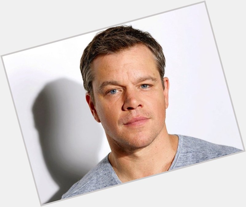 Happy birthday, Matt Damon!! ¿Es el cumple de alguien más? Es para felicitarle 