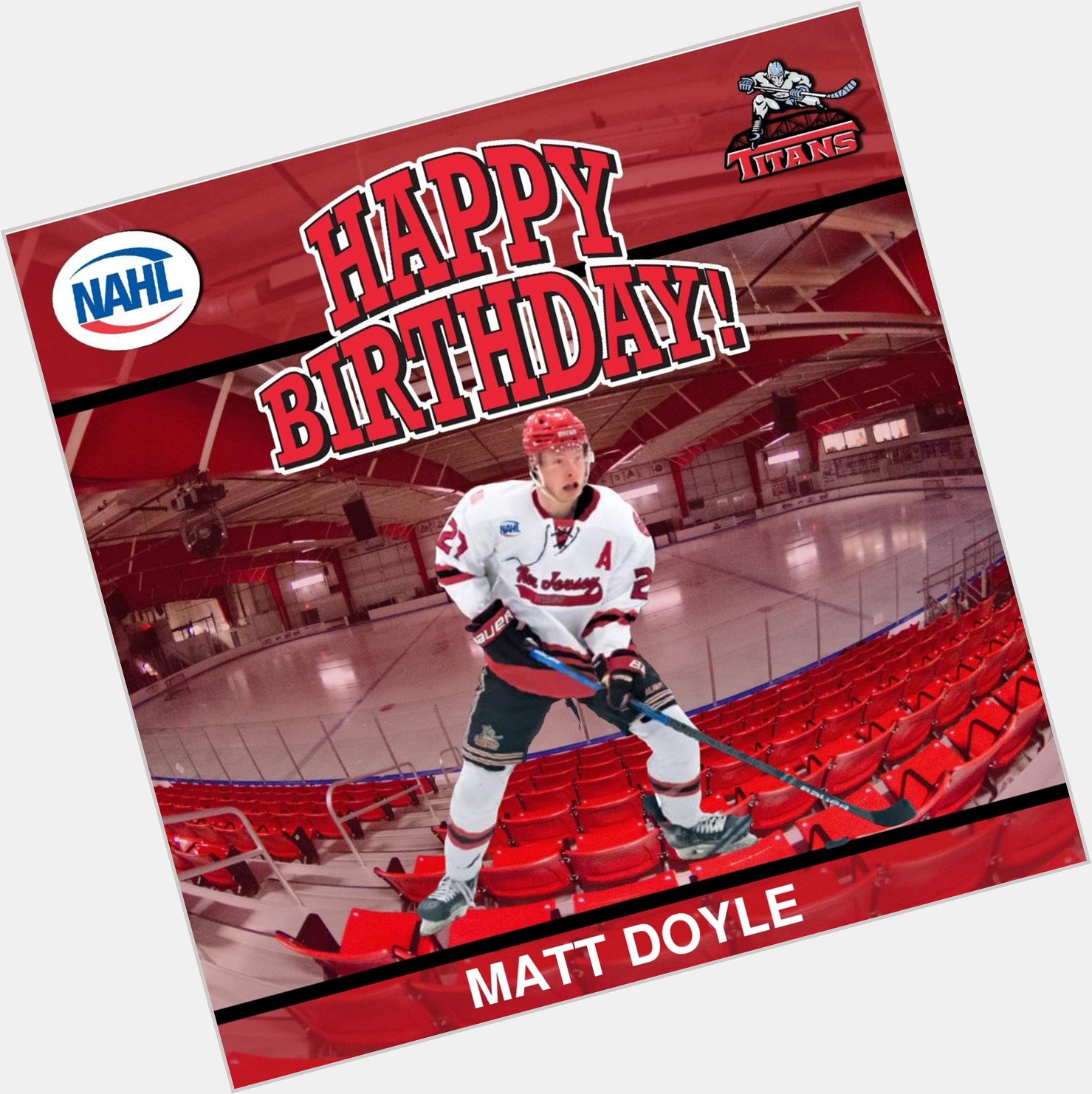 Happy Birthday to Titans defenseman Matt Doyle! 