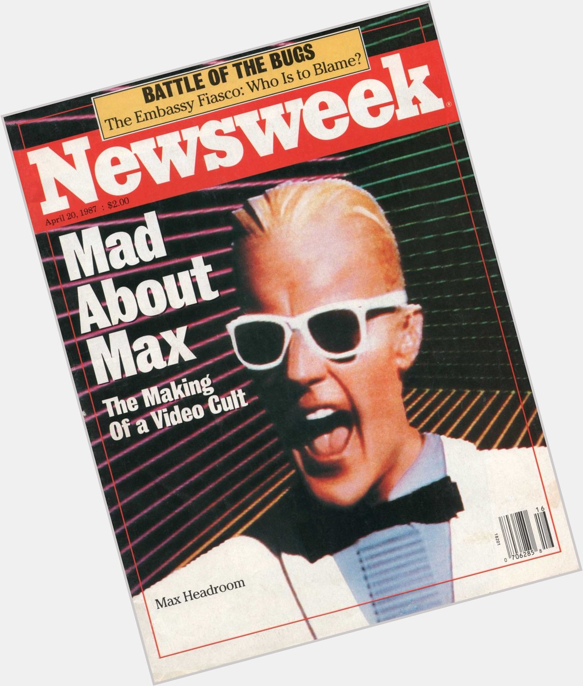 Happy birthday to actor Matt Frewer. In the \80s Frewer gained fame as the iconic character Max Headroom. 