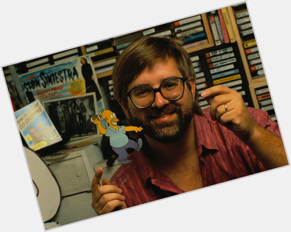 Happy Birthday to Matt Groening, the creator of \"The Simpsons\"! Here\s a photo of him and Homer Simpson in 1990. 