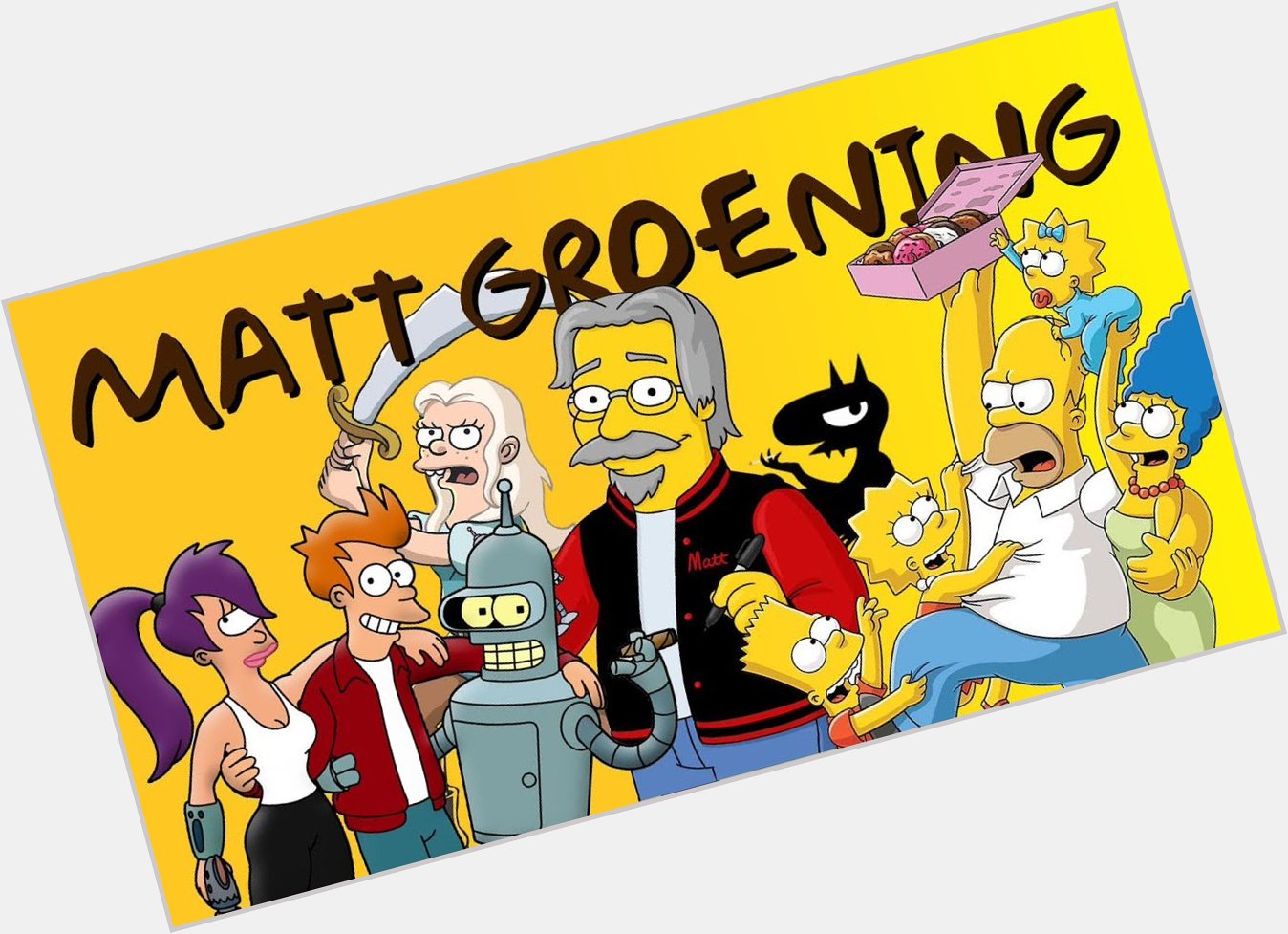 Happy birthday to the creator of The Simpsons, Futurama and Disenchantment, Matt Groening! 