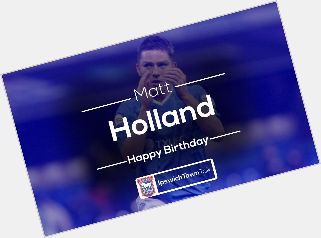 Morning all! We start today by wishing Town legend Matt Holland a very happy 41st birthday! 