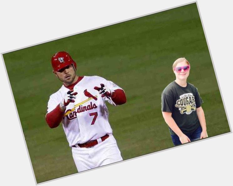Happy Birthday to my fav guy Matt Holliday. We have obviously always had a special connection.  