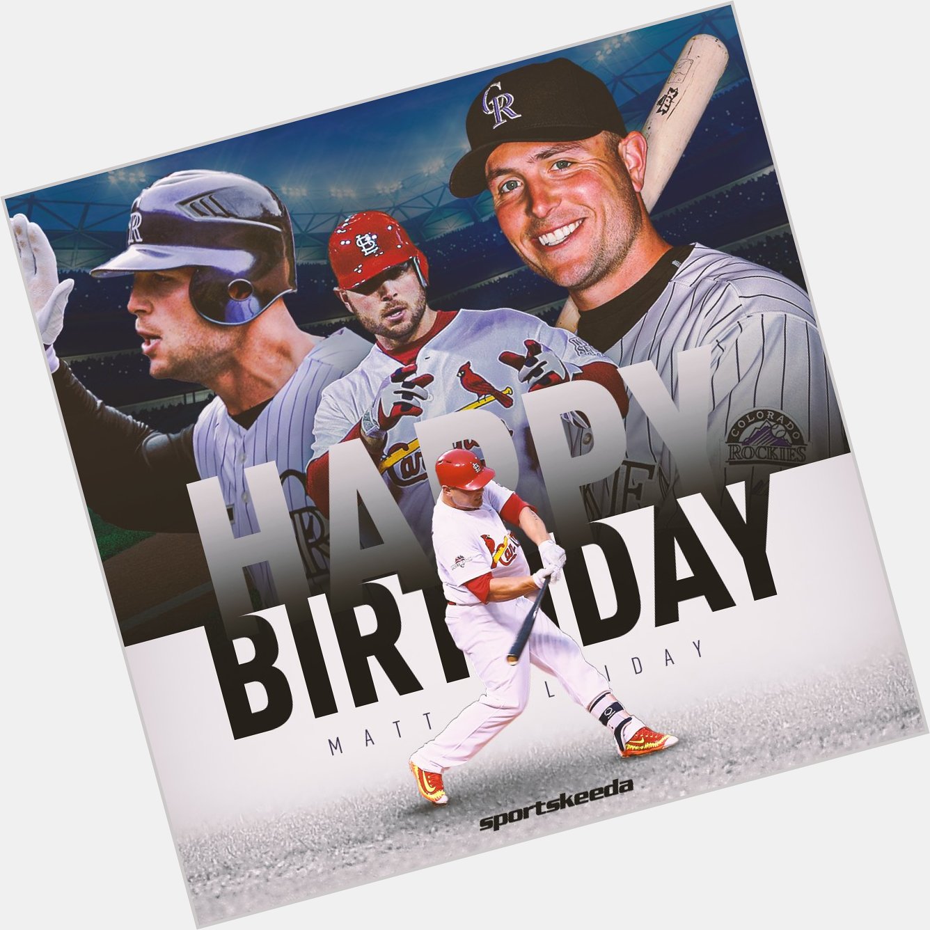 Happy 43 Birthday to Matt Holliday 7x All-Star 2011 World Series 4x Silver Slugger Batting Title NLCS MVP 