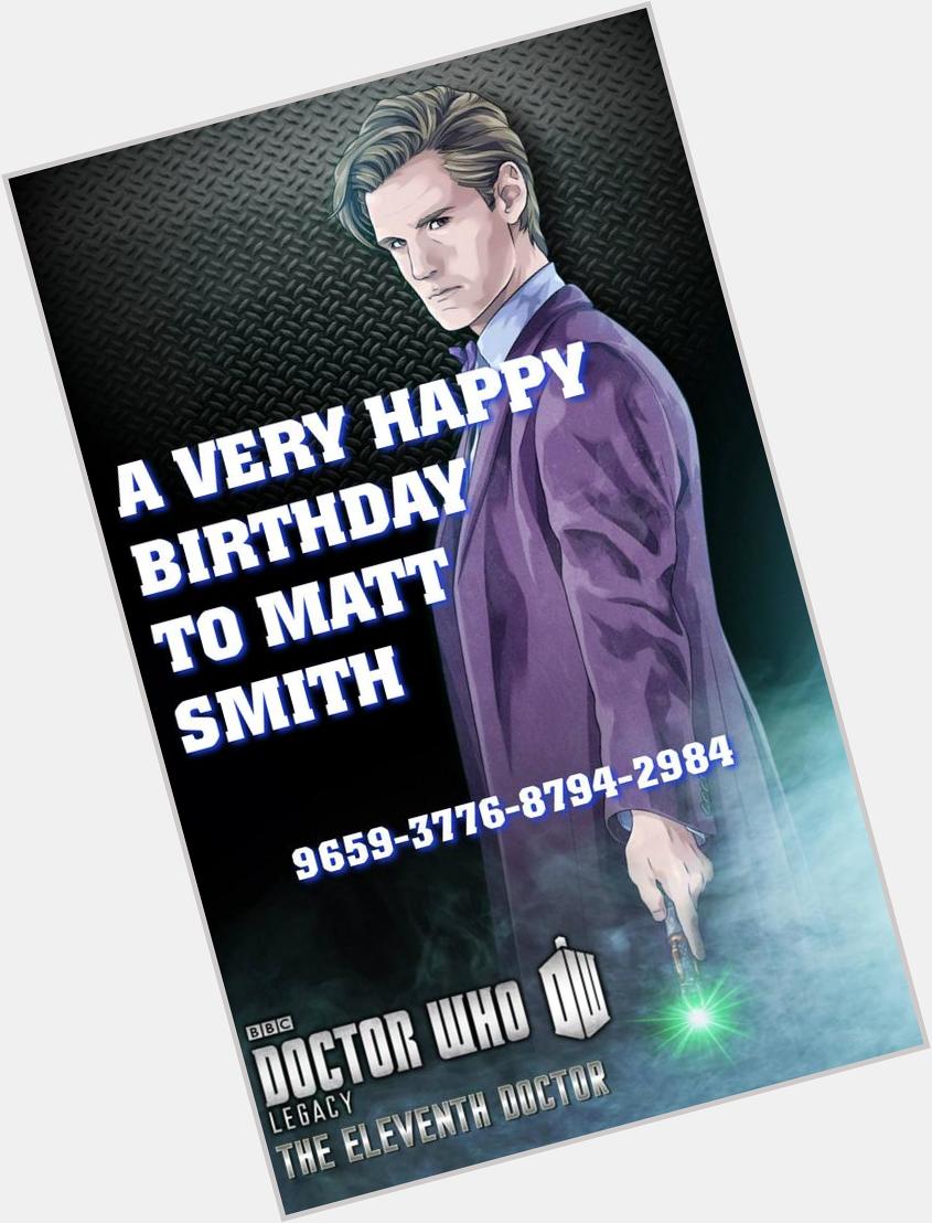 A very happy birthday to Matt Smith from Doctor Who: Legacy - celebrate by unlocking this gorgeous costume! 
