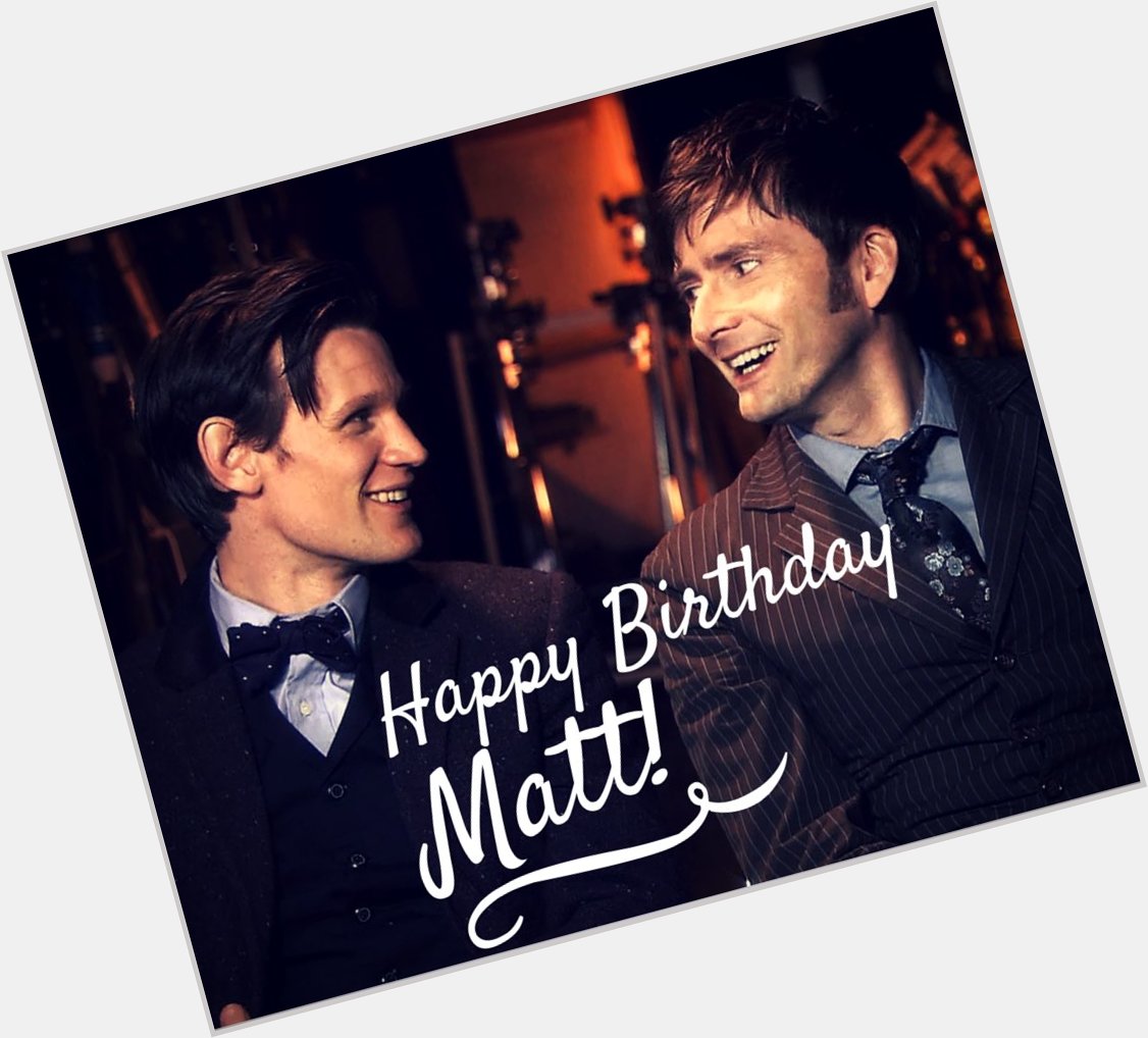 Happy Birthday to \s Matt Smith, born this day in 1982. 