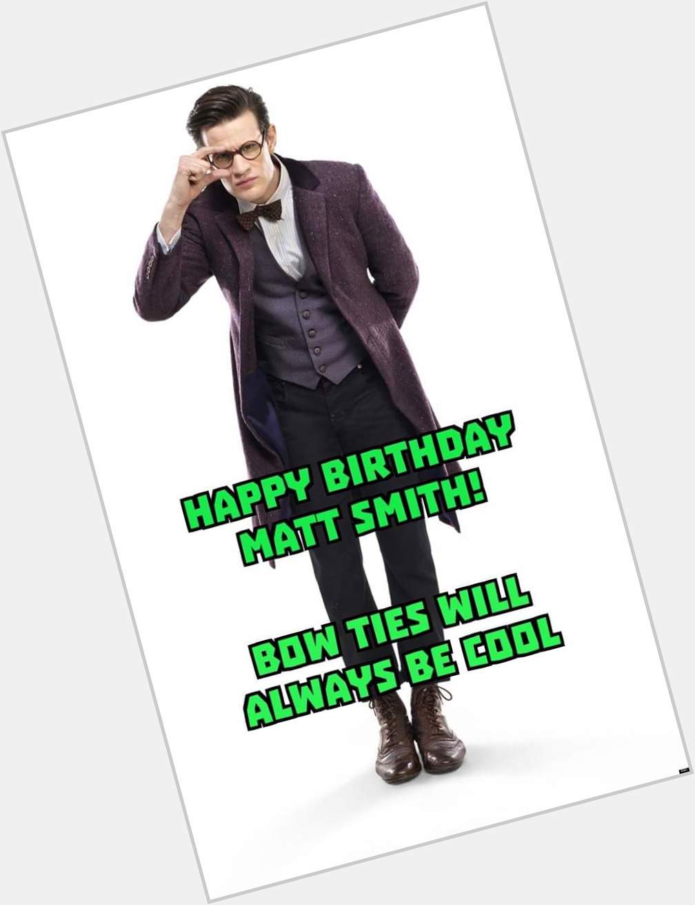 Happy birthday Matt Smith  
