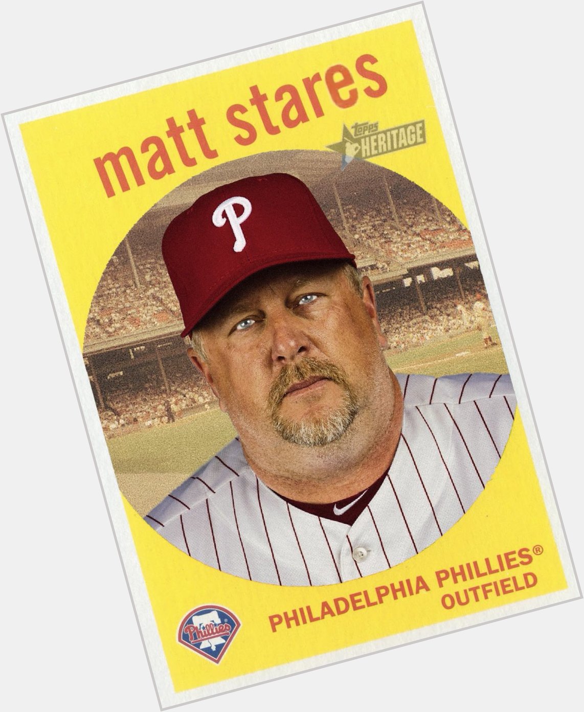 Happy birthday legend Matt Stairs!

He s looking through you. 