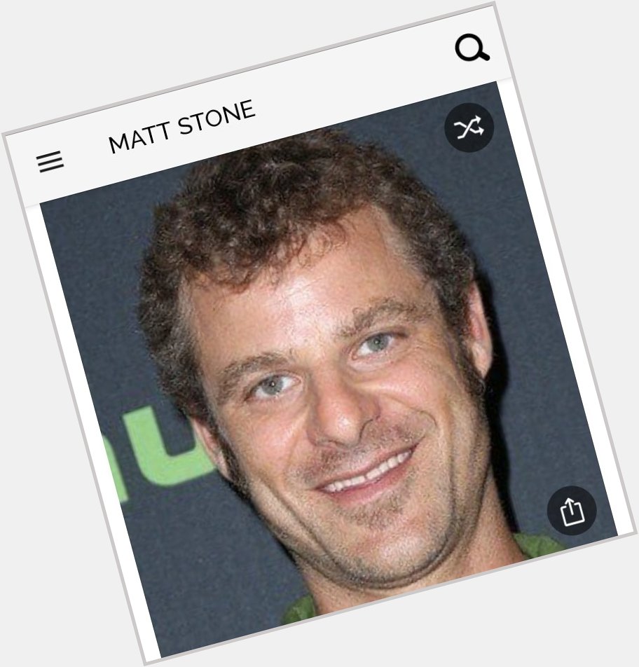 Happy birthday to this great actor. Happy birthday to Matt  Stone 