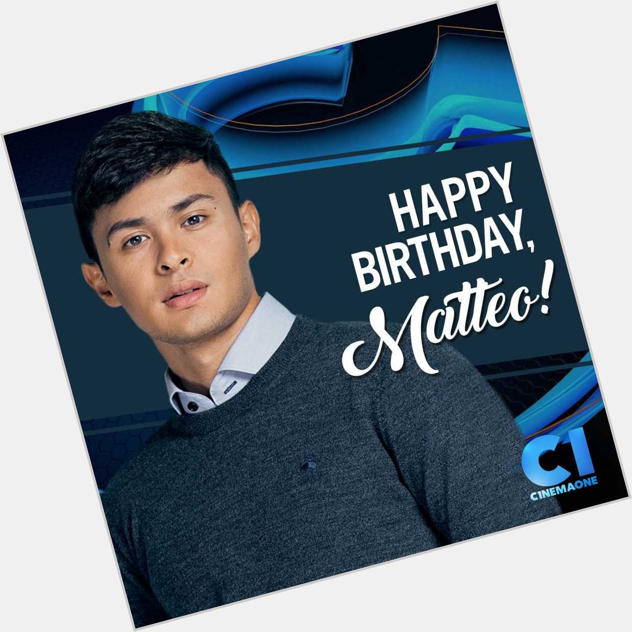 Happy birthday, Matteo Guidicelli (  From 