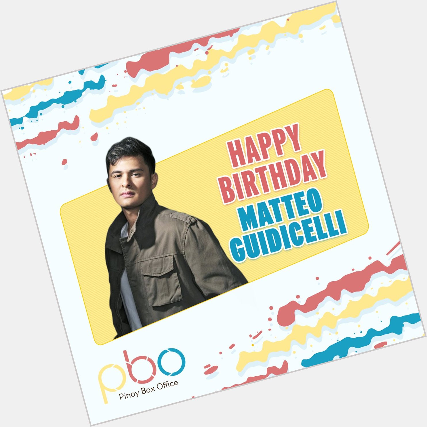 Happy birthday, Matteo Guidicelli! Wishing you a day filled with happiness and love! 