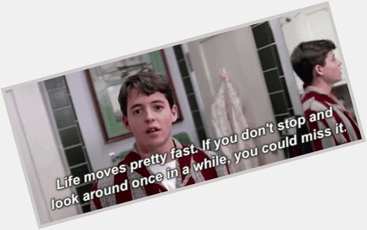 Bueller a legend Happy 55th Birthday Matthew Broderick .... hope you\re \"off\" today... 