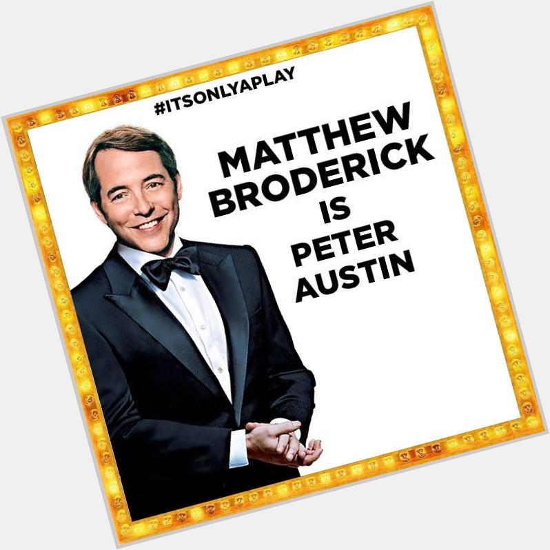 A big happy birthday to two time winner Matthew Broderick! 