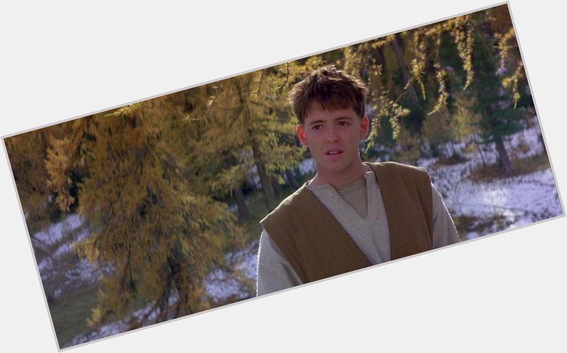 Happy birthday Matthew Broderick, forever linked to my happiest childhood memories because of Ladyhawke. 