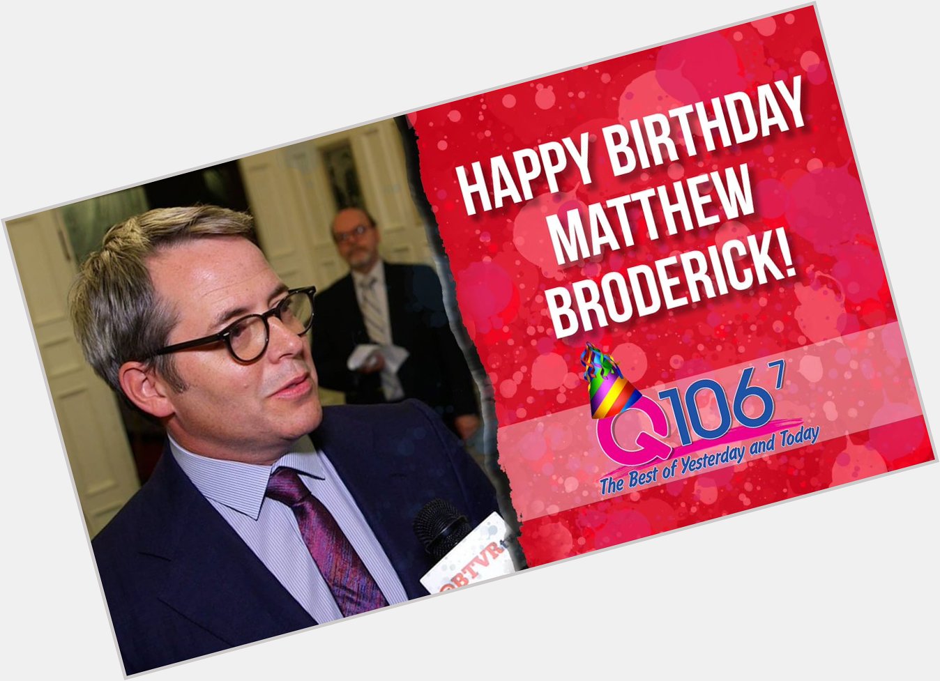 Ferris Bueller is growing up right before our eyes. Happy 56th Birthday to Matthew Broderick! 