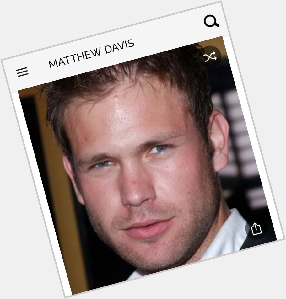 Happy birthday to this great actor.  Happy birthday to Matthew Davis 