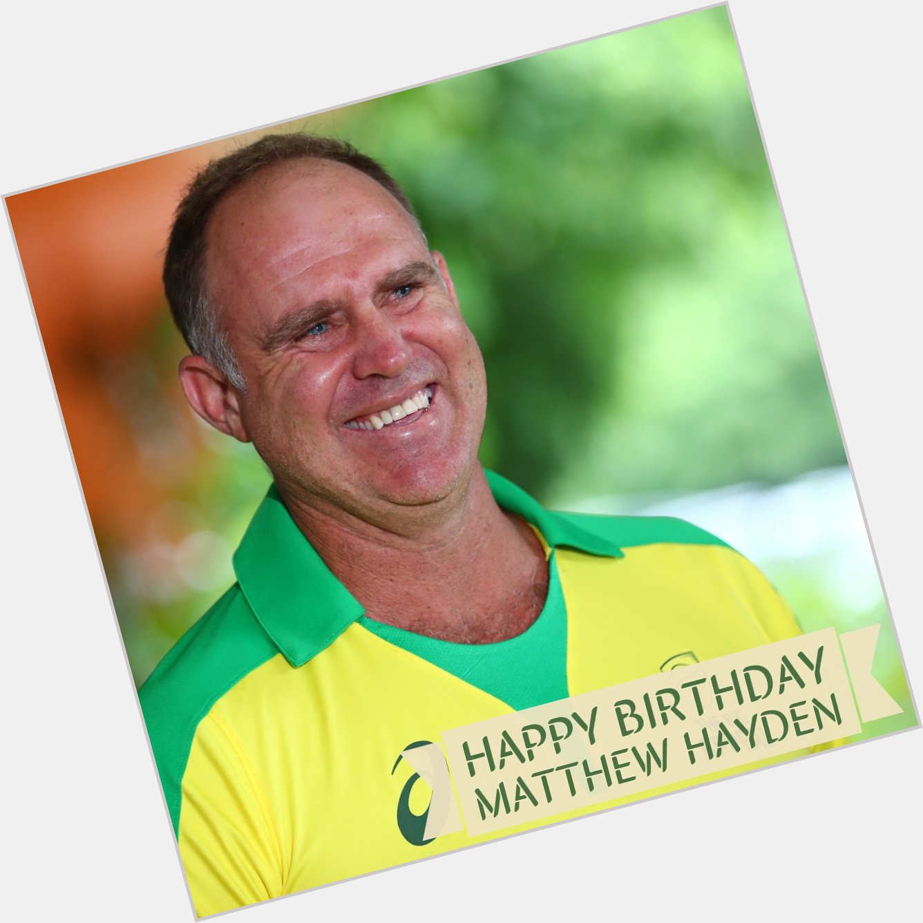Happy birthday to one of the world\s most explosive batsmen, Matthew Hayden 