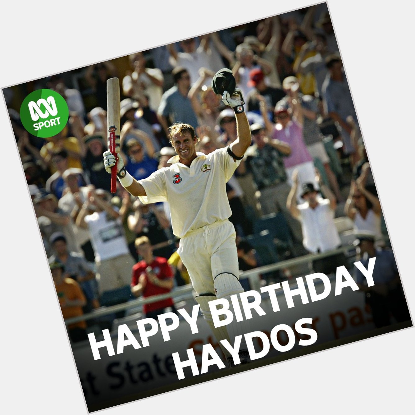  Happy Birthday to the great Matthew Hayden!

What\s your favourite Haydos memory? 