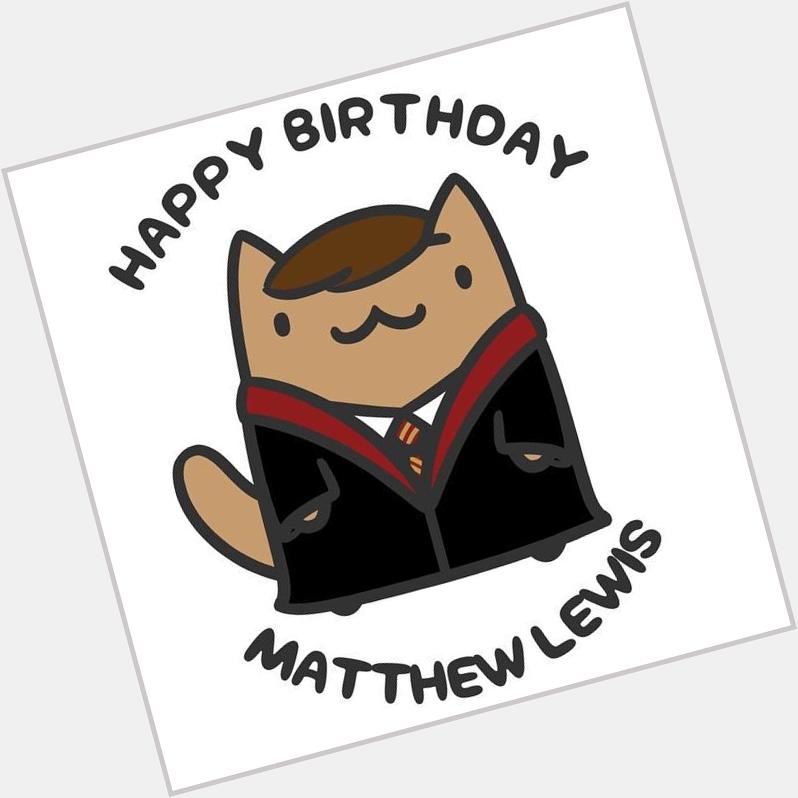 Happy Birthday, Matthew Lewis! Aka: Neville Longbottom I love how JK told him to put som 