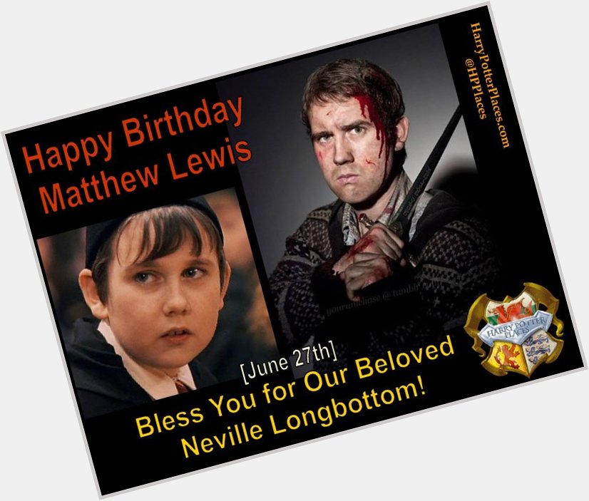 Happy Potter Birthday to Matthew Lewis! 