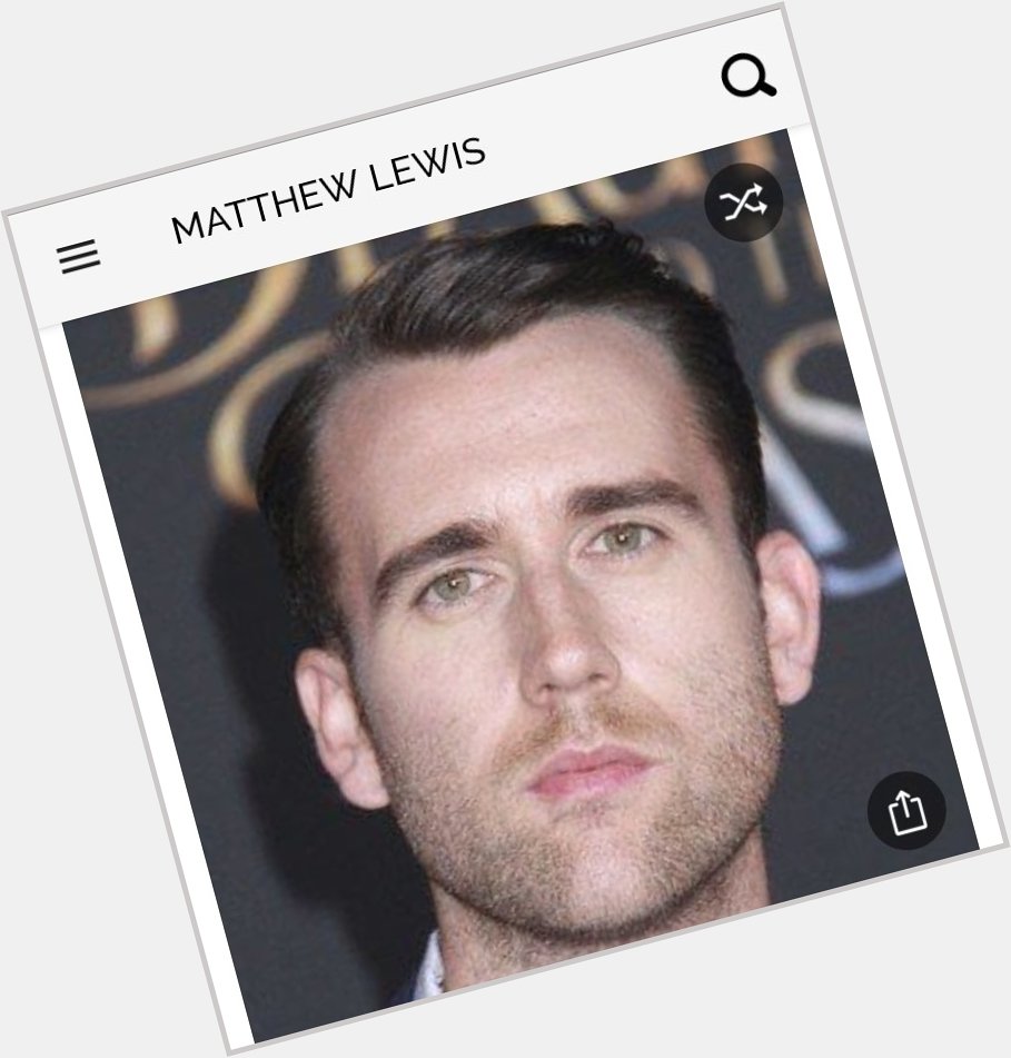 Happy birthday to this great actor.  Happy birthday to Matthew Lewis 