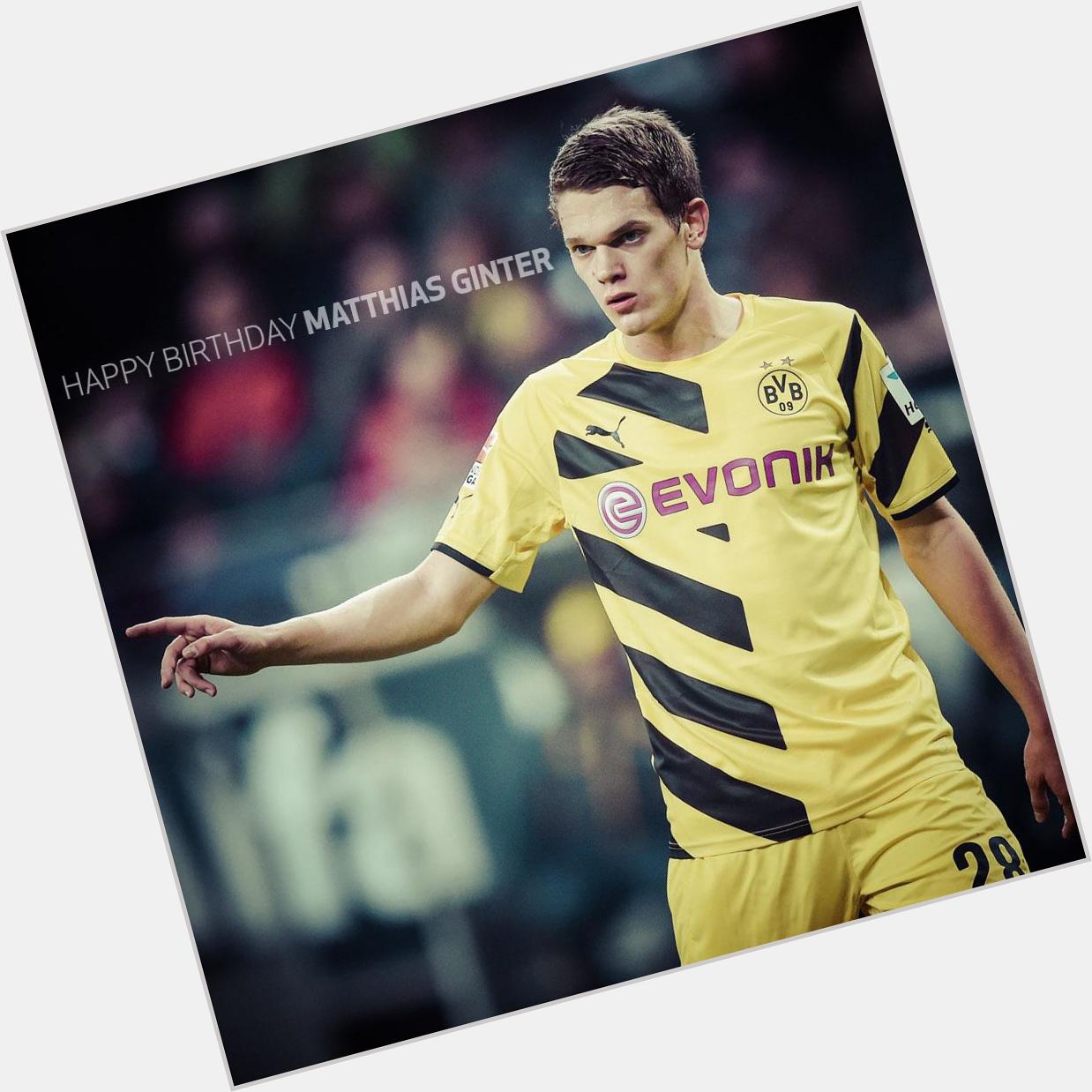 Happy 21st birthday to Matthias Ginter 

Have a great day 