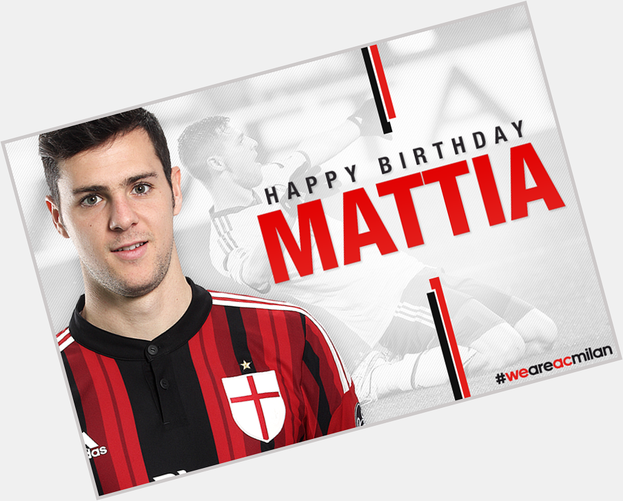Happy red&black birthday to Mattia Destro! Buon compleanno  