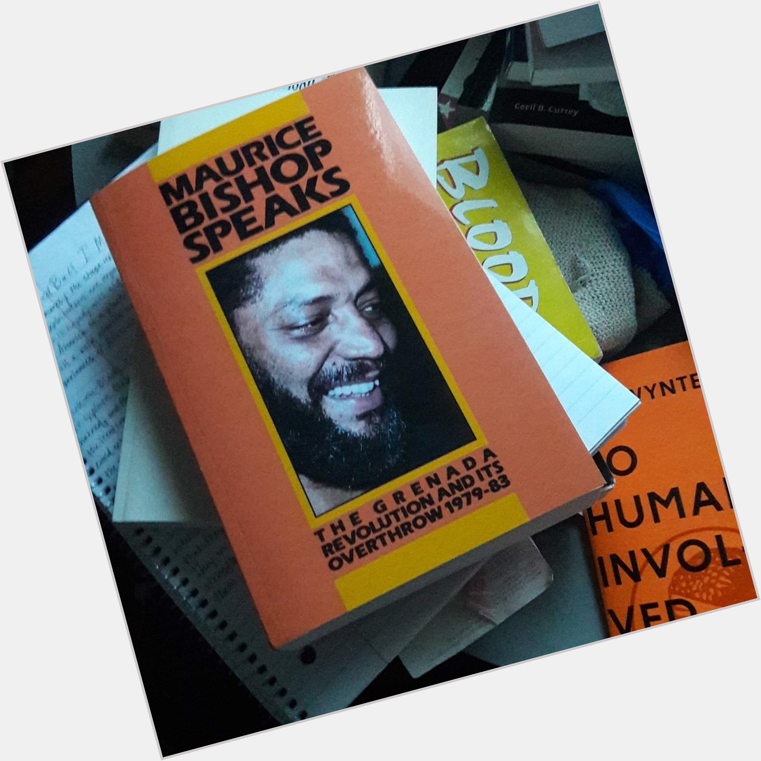 Happy birthday  to  our Revolutionary  ancestor 
Long live Maurice  Bishop 