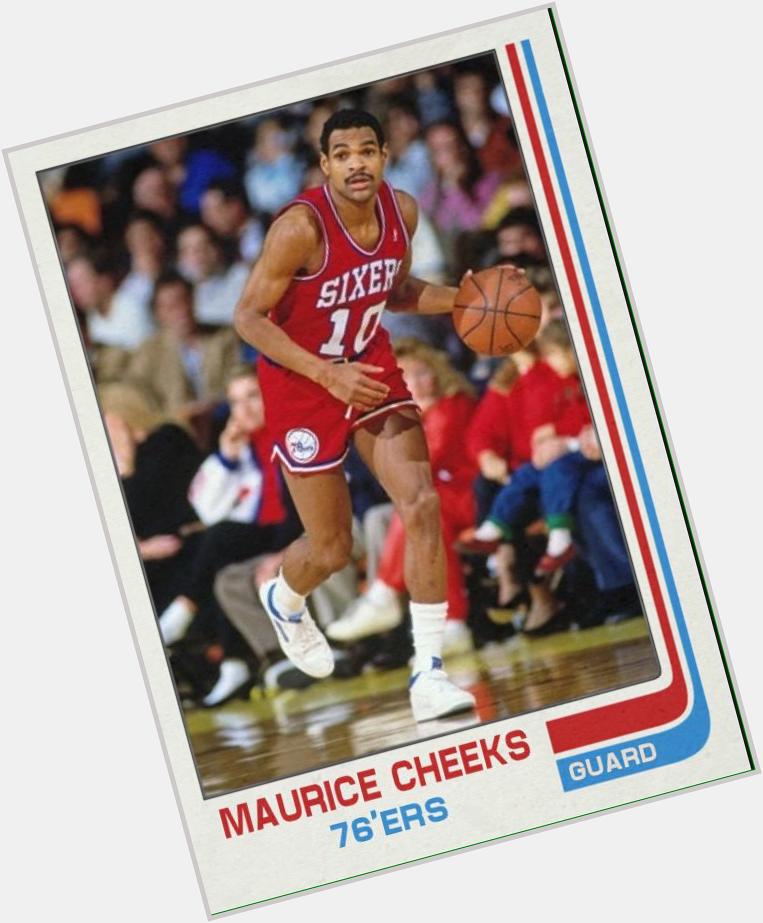 Happy 59th birthday to Maurice Cheeks. Best NBA player from West Texas A&M 